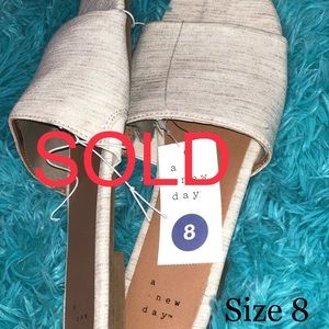 “A new day” soft sandals
